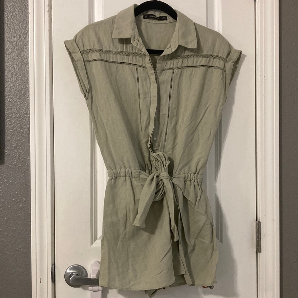 Zara Basic Romper Xs - image 1